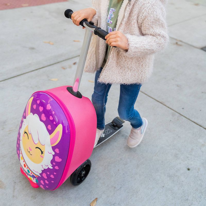 Kiddietotes Kids' Hardside Carry On Suitcase Scooter, 5 of 9