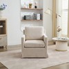 GDFStudio Fitch 29.9" W Upholstered Swivel Chenille Arm Chair with Removable Back Cushion - 2 of 4
