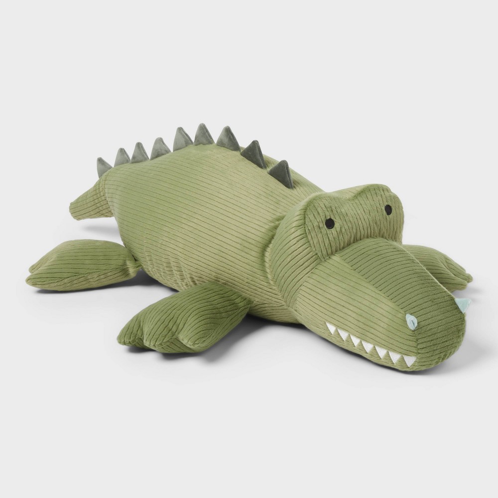 Photos - Pillow XL Alligator Kids' Character Plush - Pillowfort™