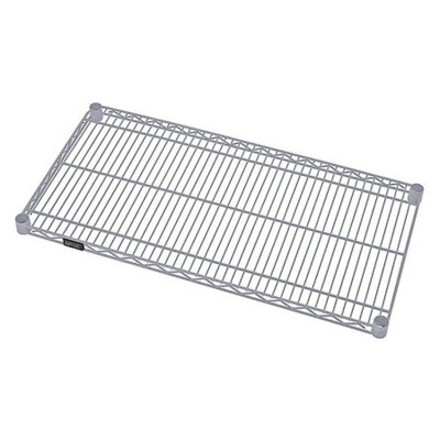 Quantum Storage Systems Wire Shelf, 30"W X 21"D, 600 - 800 Lb. Capacity, Gray Epoxy Antimicrobial Finish, Nsf