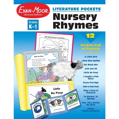 Literature Pockets: Nursery Rhymes, Kindergarten - Grade 1 Teacher Resource - by  Evan-Moor Educational Publishers (Paperback)