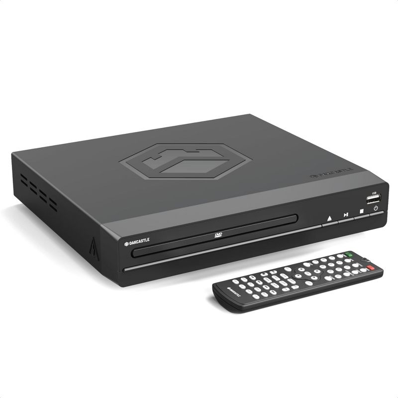 Oakcastle DVD100 DVD Player for TV & HD 1080P DVD Player | HDMI or RCA AV Cable TV Connection | USB MP3 and CD Playback I Slim Design I Remote, 1 of 8