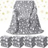 Christmas Snowman Flannel Throw Blankets Xmas Snowflake Winter Grey Cozy Fleece Blanket for Winter Bedding Couch Chair and Homeless Gift. - 2 of 4