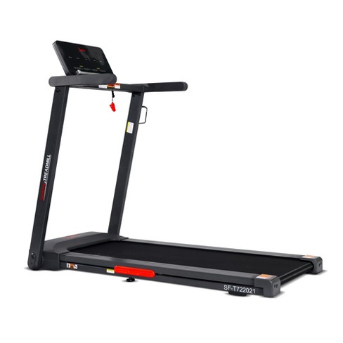 Treadmill with separate discount tracks