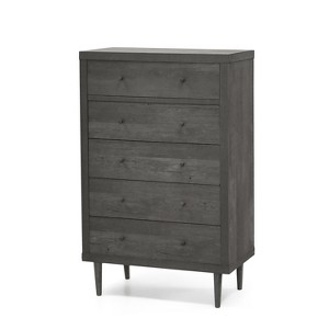NicBex Round Handles Modern Storage Dresser for Bedroom with Tapered Legs & Drawers - 1 of 4