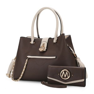 MKF Collection Edith Vegan Leather Women’s Tote Bag with Wallet by Mia K - 1 of 4