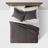 Space Dyed Cotton Linen Comforter & Sham Set - Threshold™ - image 3 of 4