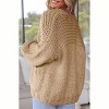 Clearlove Women's Cardigan Soft Pocketed Long Sleeves Casual Knitted Open Front Cardigans Lightweight Sweaters - 3 of 4