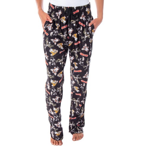 The Gremlins Women's Gizmo Stripe Daffy Mogwai Sleep Lounge Pajama Pants  (sm) Black : Target
