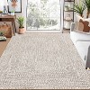 Coucheta Runner Rug , Machine Washable Non-Slip Low Pile, Faux Wool Stain Resistant Floor Carpet for Kitchen Bedroom Hallway,Multi-Color & Size - 3 of 4