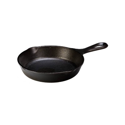 Lodge 6.5" Cast Iron Skillet: Oven & Broiler-Safe, Hand Wash, Gas & Induction Compatible, Black, 1.94 lbs