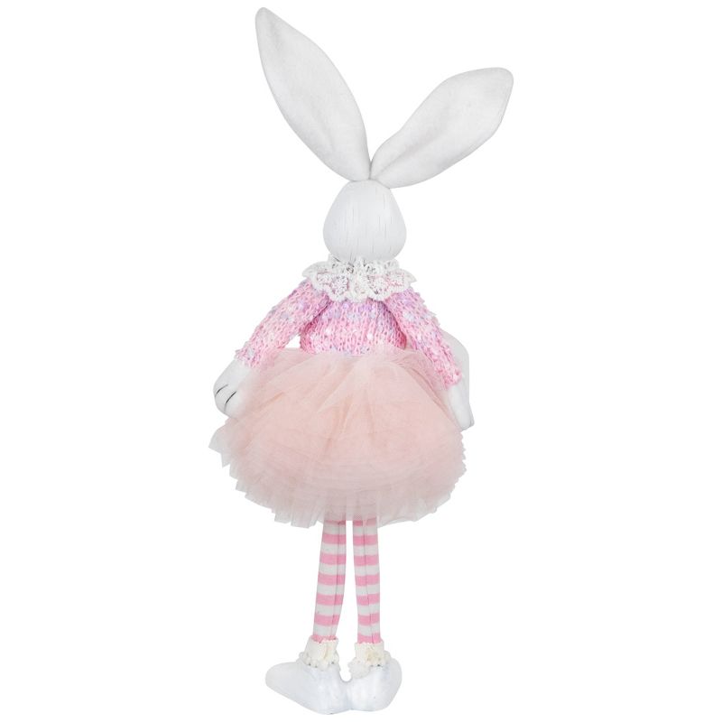Northlight Ballerina Bunny Standing Easter Figure - 15" - Pink and White, 5 of 6