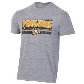 NHL Pittsburgh Penguins Men's Short Sleeve Tri-Blend T-Shirt