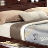 91" Eastern King Bed Ireland Bed Espresso - Acme Furniture: Linen Upholstery, Wood Frame, Storage Headboard - image 4 of 4