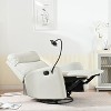 Rocking Recliner Chair,360 Swivel Nursery Rocking Chair,Glider Chair,Rocking Swivel Recliner Chair (Light Gray+360 Swivel) - 3 of 4