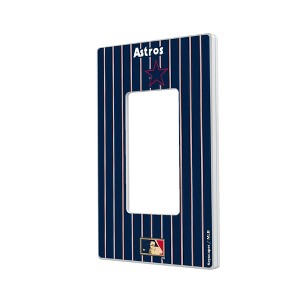 MLB Cooperstown West Teams Pinstripe Hidden-Screw Light Switch Plate for Single Rocker - 1 of 4