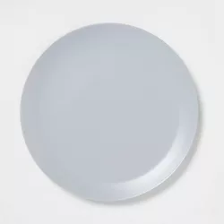 10" Stoneware Acton Dinner Plate Gray - Threshold™
