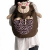Slickblue Canvas School Backpack, Soft Straps, Outdoor Daypack, Lovely Characters, Fabric Art Design - 3 of 4