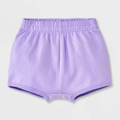 Image of Baby Girls' Solid Shorts - Cat & Jack™ Purple 6-9M