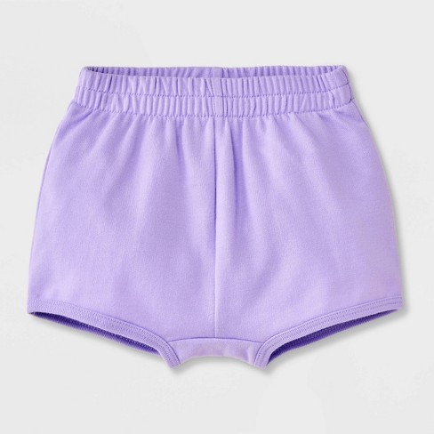 Baby Girls' Solid Shorts - Cat & Jack™ Purple 3-6m : Target