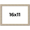 PosterPalooza | 16x11 Thin Barnwood Picture Frame, UV Acrylic, 2 Finishes - Grey and Black - 2 of 4