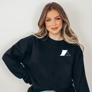 Simply Sage Market Camp Crew Sweatshirt - 1 of 4