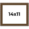 PosterPalooza | Photo Size Sculpted Gold Picture Frame - UV Acrylic, Foam Board Backing, Hanging Hardware - 2 of 4