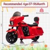 Jojoka Kids Electric Ride On Motorcycle for Toddlers, 3km/h Safe Speed, Forward Only, Fun Sounds, Durable Plastic, Easy Operation - 2 of 4