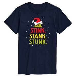 Men's - Dr. Seuss - The Grinch Stink Stank Stunk Short Sleeve Graphic T-Shirt - 1 of 4