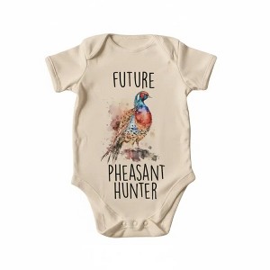 Pheasant Hunter Newborn Baby Onesie® Bodysuit GS1 - 1 of 4