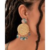 SHINE by Sterling Forever Woven Stud Drop with Resin - 2 of 2