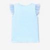 Disney Princess Ariel Cinderella Toddler Girl  Character Print with Ruffled Sleeve Top T-shirts Tee - 4 of 4