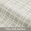 Washable Area Rugs, Modern Plaid Printed Indoor Floor Carpet with Non-Slip Backing, Contemporary Accent Carpet, Stain-Resistant Soft Low Pile Rugs - 3 of 4
