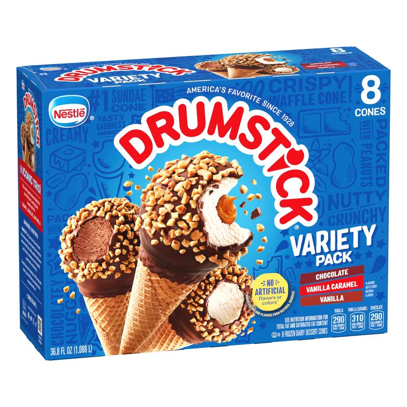 Nestle Drumstick Variety Ice Cream Cones - 8ct, 5 of 16