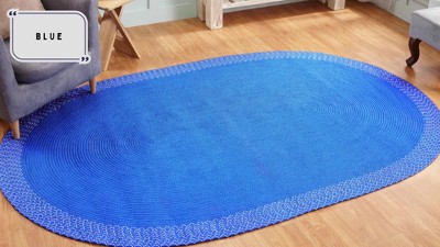 Sunsplash Braid Collection 100% Polypropylene Reversible Indoor/outdoor  Area Utility Rug - Better Trends : Target