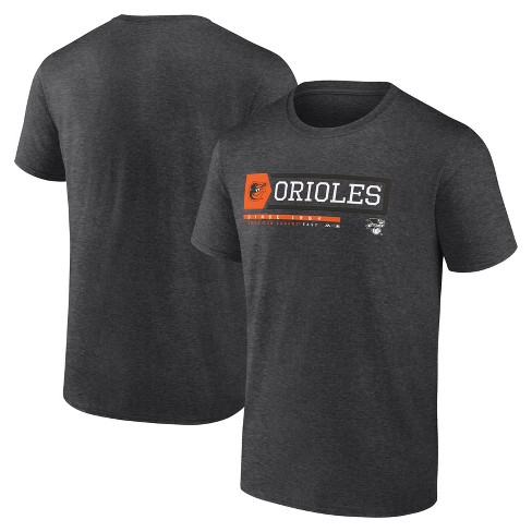 Baltimore Baseball Script Gray Orioles T-Shirt