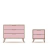 Rockefeller Dresser and Nightstand Set - Manhattan Comfort	 - 2 of 4