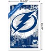 Trends International NHL Tampa Bay Lightning - Maximalist Logo 23 Framed Wall Poster Prints - 3 of 4