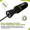 RDX Sports Skipping Rope with Anti-Slip Soft Memory Foam Weighted Handles, 10.3FT Adjustable Tangle-Free PVC Coated Steel Jump Cable - 3 of 4