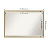 Amanti Art Incline Beveled Wood Framed Bathroom Vanity Wall Mirror - 3 of 4