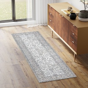 Thomasville Emporia Industrial Old World Chenille Machine Washable Non-Slip Flat Pile Area Rug Collection - 1 of 4
