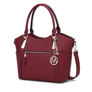MKF Collection Janise Solid Vegan Leather Tote Bag Purse by Mia K - 1 of 4