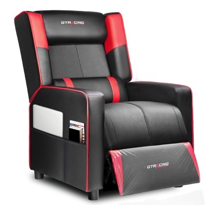 GTRACING Gaming Recliner Chair for Living Room, Racing Style Single PU Leather Gaming Sofa for Adults, Modern Home Theater Seating