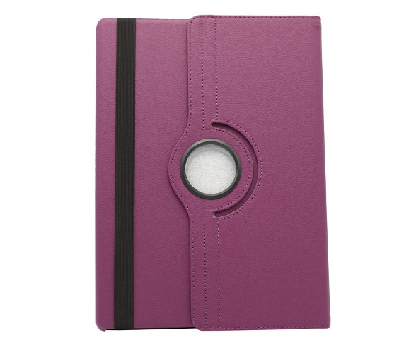 iPM 360 Degree Rotary Stand Faux Leather Case For iPad Pro 12.9" - Purple