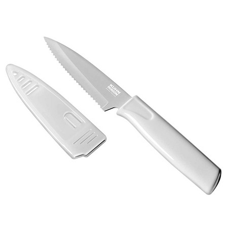 Kuhn Rikon COLORI Non-Stick Straight Paring Knife with Safety