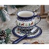 Blue Rose Polish Pottery 910 Zaklady Bell Shaped Mug - 2 of 3