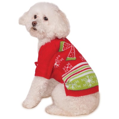 Rubie's Ugly Sweater With Bow Pet Costume
