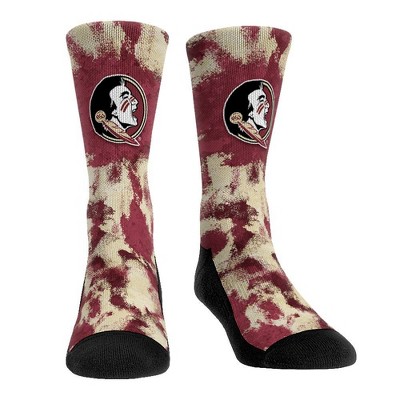 NCAA Florida State Seminoles Paint Crew Socks - L/XL