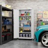 SUXXAN 73''H Garage Storage Cabinet With Wheels,steel Cabinets With 2 Doors And 4 Adjustable Shelves For Home Office, Assembly Required - 2 of 4