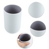 Unique Bargains 2Pcs Bathroom Tumblers Bathroom Toothbrush Cup Blue 4.33''x2.76'' 350ml - 3 of 4